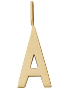 Design Letters Позлатена сребърна висулка