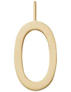 Design Letters Позлатена сребърна висулка