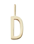 Design Letters Позлатена сребърна висулка
