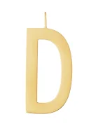 Design Letters Позлатена сребърна висулка