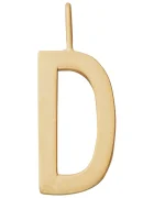 Design Letters Позлатена сребърна висулка