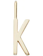 Design Letters Позлатена сребърна висулка