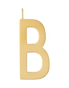 Design Letters Позлатена сребърна висулка