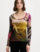 DESIGUAL Блуза с дълги ръкави JAPON LACROIX