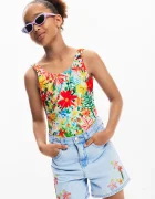 DESIGUAL Детски дънков къс панталон
