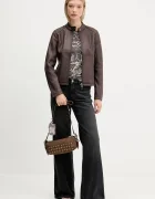 DESIGUAL Памучна тениска MICKEY SKETCH дамска в сиво 25WWTK03