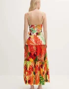 DESIGUAL Плажна рокля BAHAMAS PATCH в бежово 25SWMW07