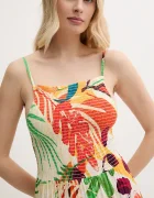 DESIGUAL Плажна рокля BAHAMAS PATCH в бежово 25SWMW07