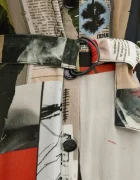 DESIGUAL Рокля COLLAGE LACROI в черно среднодълга разкроена 25SWVW45