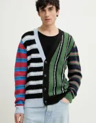 DESIGUAL Жилетка с вълна MIDSTRIPES