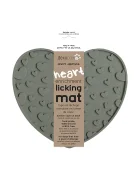 Dexypaws Подложка за близане за домашен любимец Heart Lick Matt