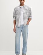 Dickies Памучна риза в синьо със стандартна кройка с класическа яка DK0A885CC481