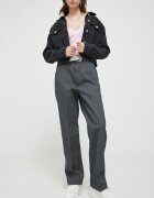 Dickies Панталон в сиво със стандартна кройка с висока талия