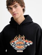 Dickies Суичър мъжки в черно с качулка с принт DK0A89I9BLK1