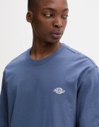 Dickies тениска basic мъжка от памук синя DK0A4YAIRI21