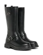 Diesel ботуши под коляното за деца D-KRILTY BOOTS черни BC1109