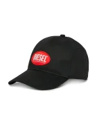 Diesel Детска памучна шапка с козирка FCORRYJACQWASH HAT