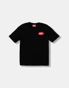 Diesel Детска памучна тениска TPATCH OVER T-SHIRT