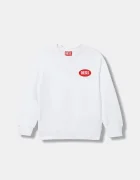 Diesel Детски памучен суичър SPATCH OVER SWEAT-SHIRT