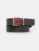 Diesel Кожен колан LOGO B-BISCOTTO OUTLINE