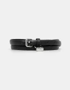 Diesel Кожен колан LOGO B-CHARM HIP