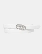 Diesel Кожен колан OVAL D LOGO B-1DR STRASS 20