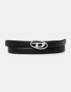 Diesel Кожен колан OVAL D LOGO B-1DR STRASS 20