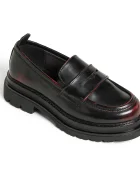 Diesel мокасини за деца D-SLAWEU-ABR LOAFER черни BC1105