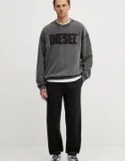Diesel Памучен суичър S-BOXT-RAW-V1 мъжки в сиво с апликация A20463.0KMAG