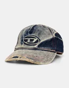 Diesel Памучна шапка с козирка C-SEYMON