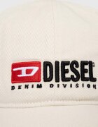 Diesel Памучна шапка с козирка CORRY-DIV-WASH в бежово с апликация A11356.0PFAA