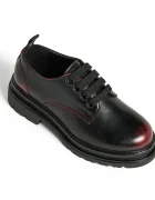 Diesel половинки обувки за деца D-DERBL-ABR DRESSY SHOE бордо BC1104