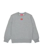 Diesel суичър за деца от памук SXGIN OVER SWEAT-SHIRT сив J02629