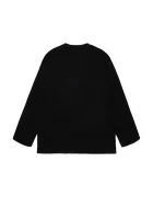 Diesel тениска за деца от памук TCIRCLELS OVER T-SHIRT черна J03037