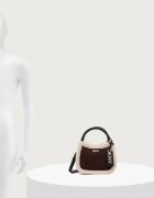DKNY чанта crossbody дамска от имитация на велур кафява R62EML01