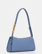 DKNY чанта тип багета дамска от кожа синя R433YG57