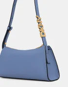 DKNY чанта тип багета дамска от кожа синя R433YG57