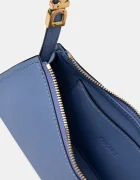 DKNY чанта тип багета дамска от кожа синя R433YG57