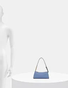 DKNY чанта тип багета дамска от кожа синя R433YG57