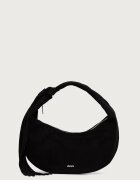 DKNY чанта тип хобо дамска от имитация на велур черна R63CMR37