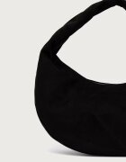 DKNY чанта тип хобо дамска от имитация на велур черна R63CMR37