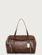 DKNY чанта tote дамска от имитация на кожа кафява R62DLR15