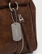 DKNY чанта tote дамска от имитация на кожа кафява R62DLR15