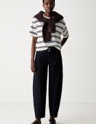 DKNY дънки barrel дамски тъмносини DJ5B4149