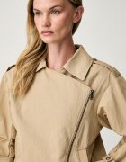 DKNY късо яке дамско с памук бежово P6GC7E20