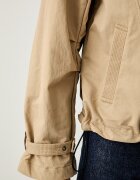 DKNY късо яке дамско с памук бежово P6GC7E20