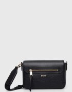 DKNY Кожена чанта в черно R42E3E21
