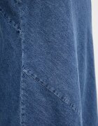 DKNY лятна рокля денимена синя с износен ефект DJ6D9187