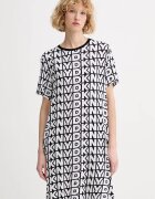 DKNY Нощница дамска с вискоза черна YI30107