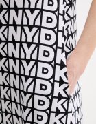 DKNY Нощница дамска с вискоза черна YI30107